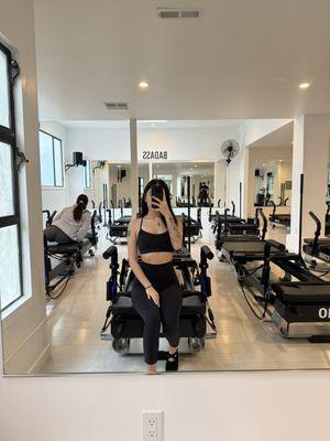 A quick selfie before I die (from Pilates) xD