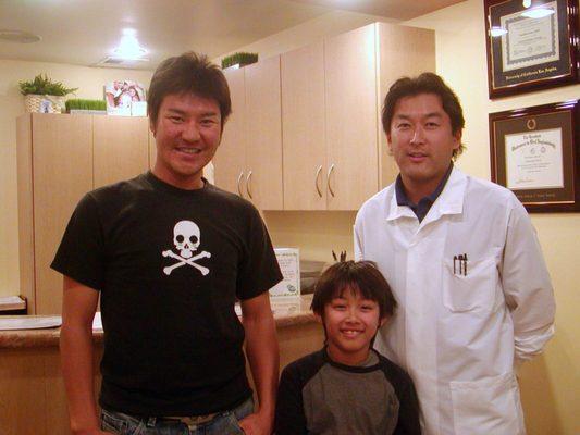 A former LA Angels pitcher, Hisanori Takahashi's visit