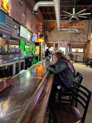 New guy bartending, Steve. Cool dude. Come check him out.