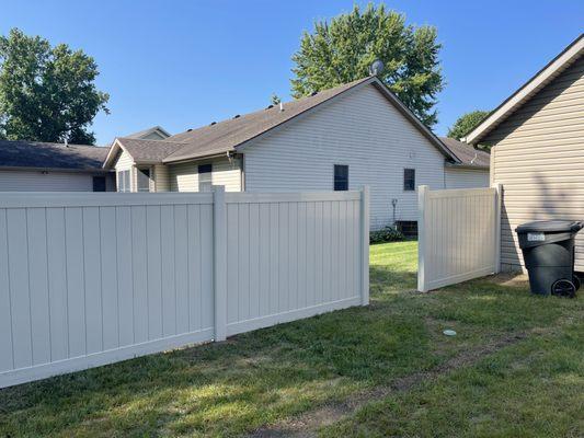 Vinyl fences are long-lasting, easy to clean, weather-resistant, and require little upkeep