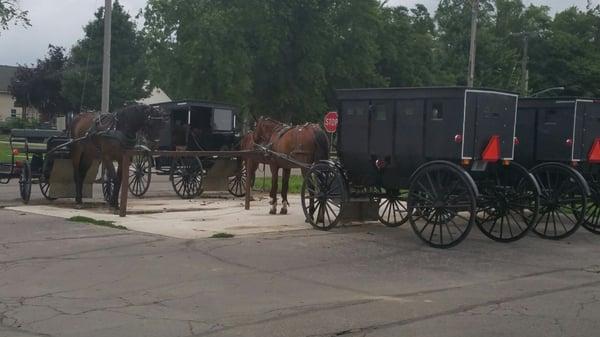 Deep in Amish country.