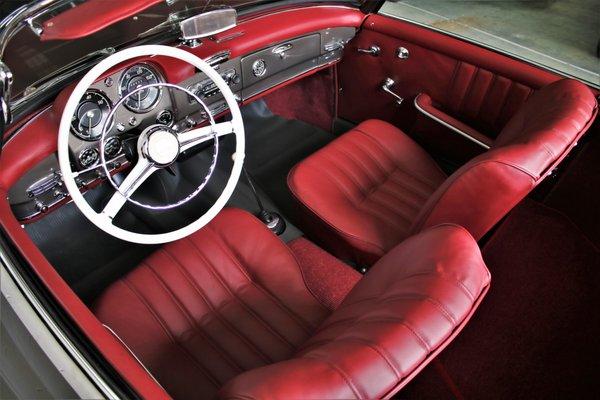 Restored 190SL Interior - Now for sale!