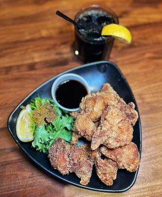 Crispy chicken small plate w/ ponzu sauce