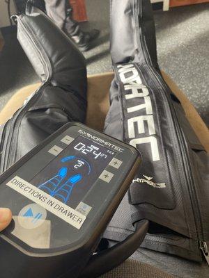 Normatec Recovery moments.