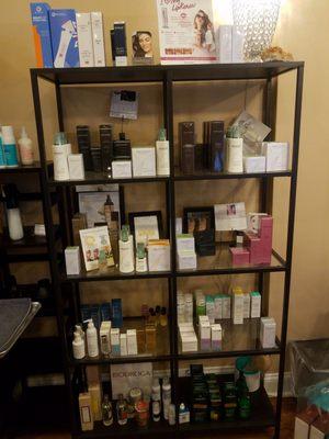 Great variety of hair and skin care products!!