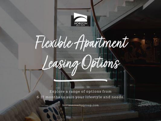 Flexible Apartment Leasing Options