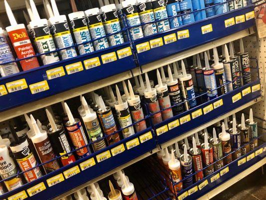 Caulk & sealants