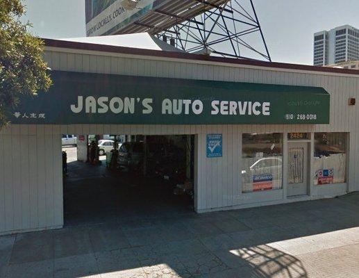 Front Entrance To Jason's Auto Service