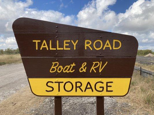 Welcome to Talley Road Boat & RV Storage!