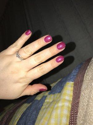 Great shellac manicure today, thanks!!!