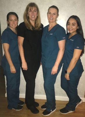 Kristen ( Hygenist) Margaret (Dentist) Jackie ( Dental A) Michelle (Office Manager)