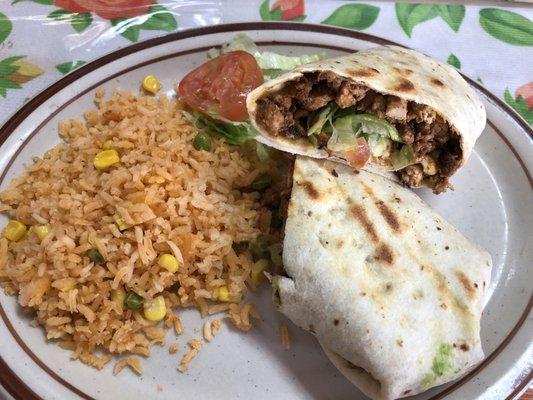 Carne Asada burrito