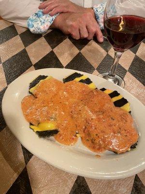 Lobster ravioli