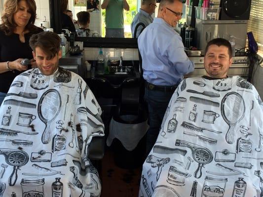 Haircuts and fresh shaves before my friends wedding. A true experience. Thanks Francisco