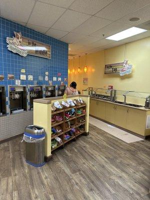 Frozen yogurts and toppings bar 9-1-23