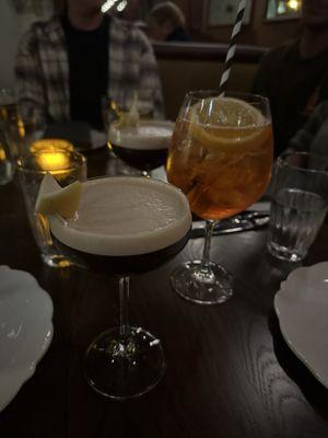 Espresso Martini and Spritz