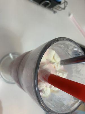 Milkshake at the Steak 'n Shake in Joplin, MO.