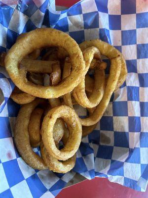 Beer battered onion rings