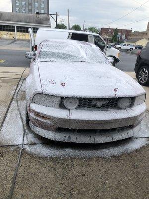 Mobile Wash unit in action