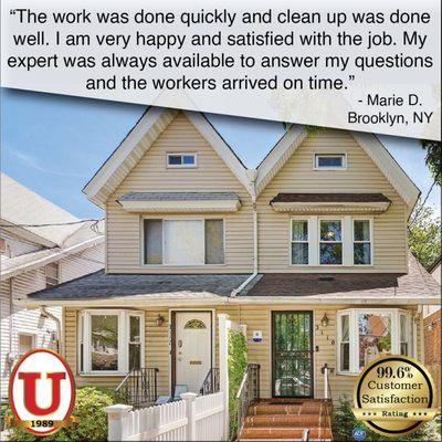 Unifed Home Remodeling best customer service for windows doors siding roofing masonry and new construction projects for your home new york