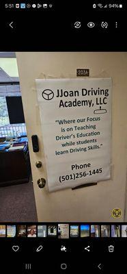 JJOAN DRIVING ACADEMY, LLC  Office.