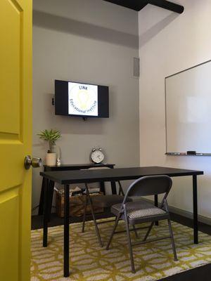 One of the tutoring rooms