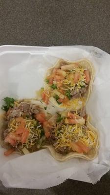 Wed. is Carnitas tacos day - 4 of them for $8- a good deal for downtown