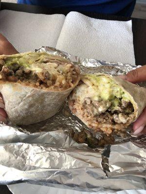 Cali burrito with asada