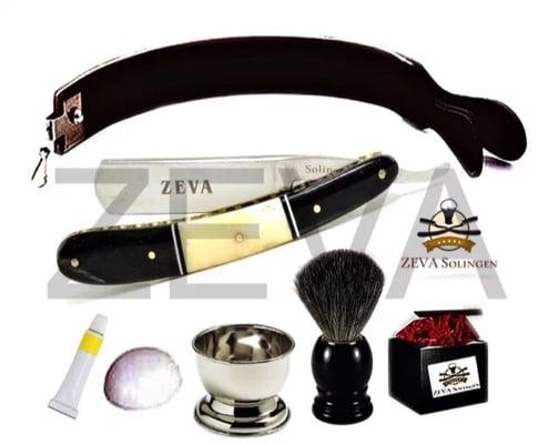 Hot lather shave razor set straight edge razor vintage old school razor set