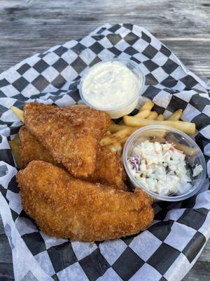 Rockfish fish and chips