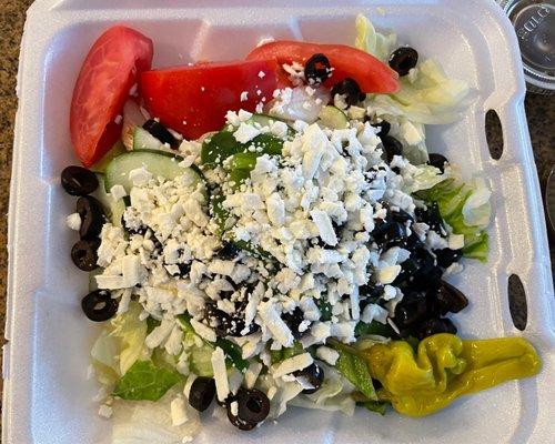 Large Greek Salad Take Out