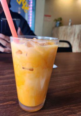 Thai iced tea.