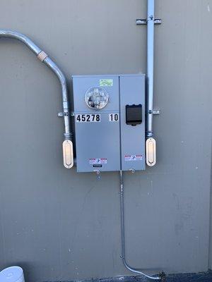 Commercial electrical panel