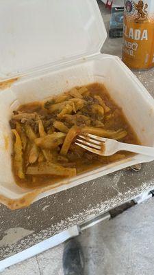 "Asada fríes"