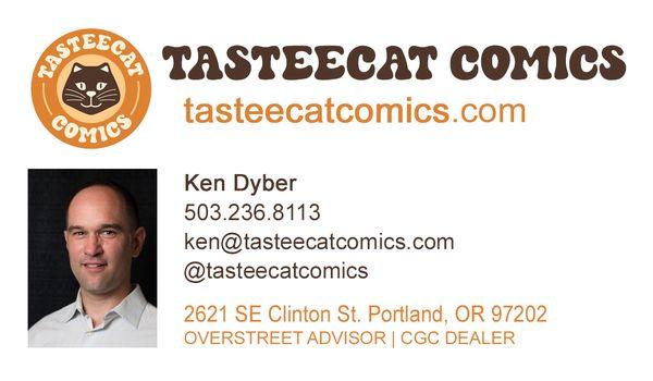 Tasteecat Comics owner Ken Dyber is an Overstreet Advisor & CGC Authorized Dealer.  Buy & Sell with confidence!!