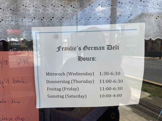 Fraulie's German Deli