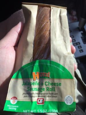 Jalapeño cheese sausage roll, breakfast of champions! This was tasty!