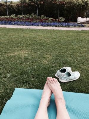 Yoga In Lake Eola Park