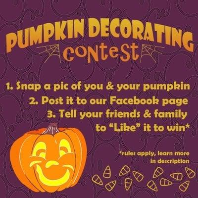 Check out our Facebook page for prizes and rules.