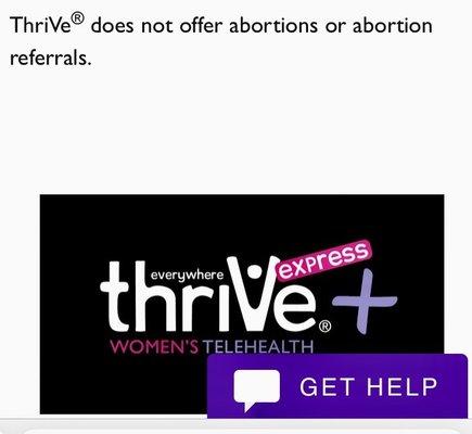 It's not clear why, they don't even offer abortion referrals.