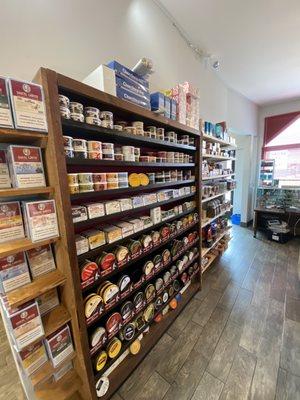 Pipe tobacco area