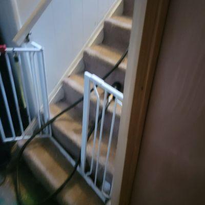 Drain equipment leaking all over my stairs.