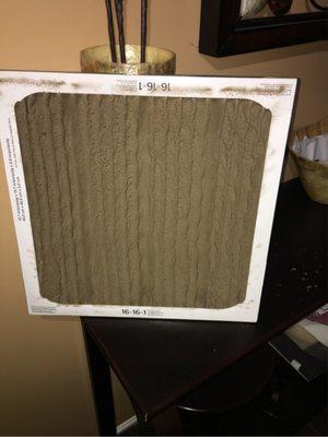 Be sure to check your filter once a month.