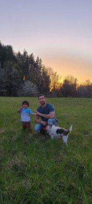 Last minute fam photo shoot in the fields