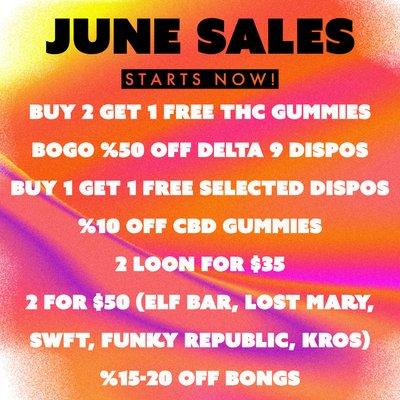 June deals, come and see us.