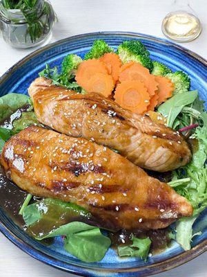 Salmon Teriyaki.