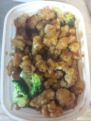 General Tso's Chicken.  Also yum!!