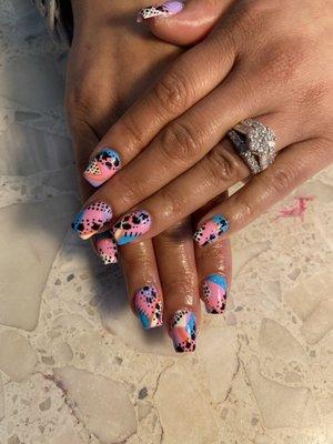 Cowgirl nails + summer