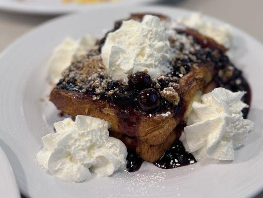 Blueberry Cheesecake French Toast