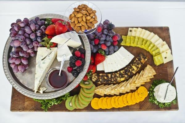 Cheese and Fruit Display